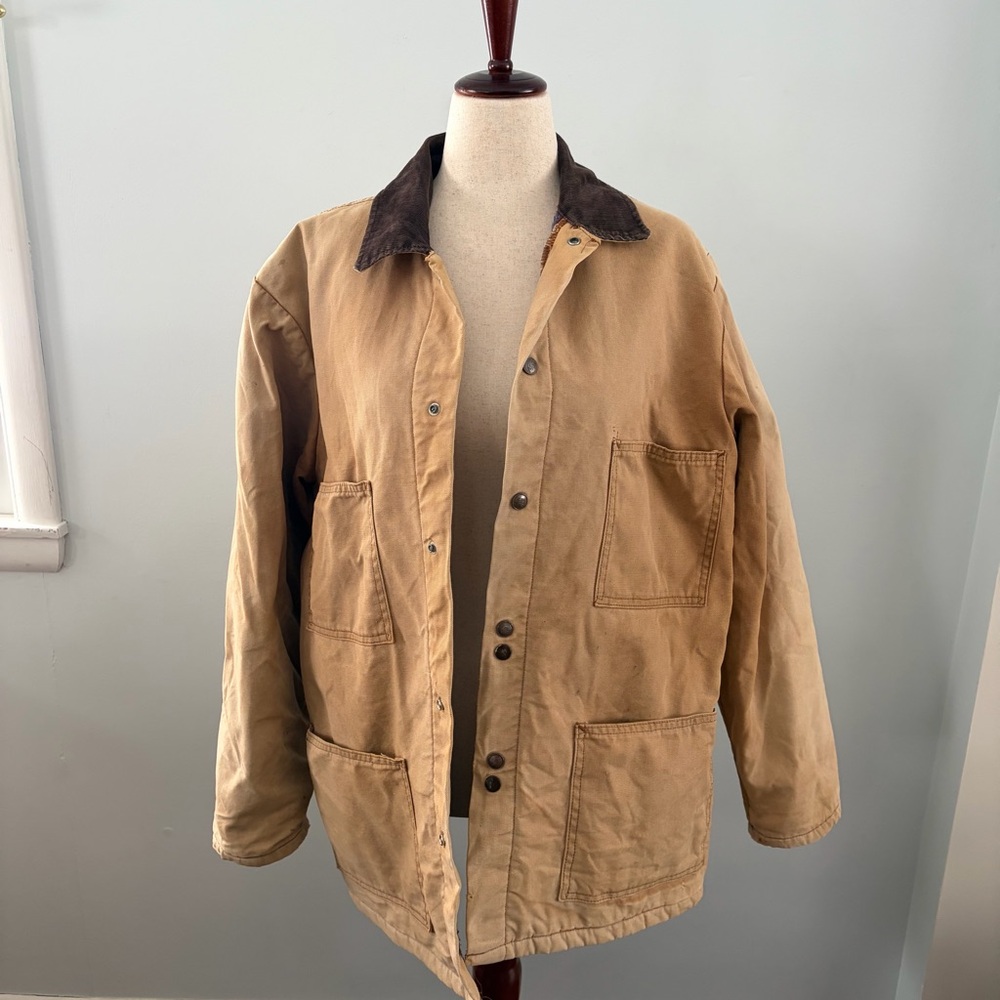 Vintage Dickies Blanket Lined Distressed Chore Barn Winter Coat - Picture 16 of 16